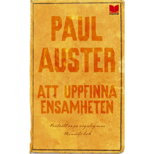 Paul Auster Att uppfinna ensamheten (pocket)