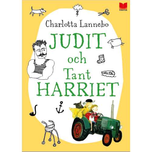 Charlotta Lannebo Judit och tant Harriet (bok, kartonnage)