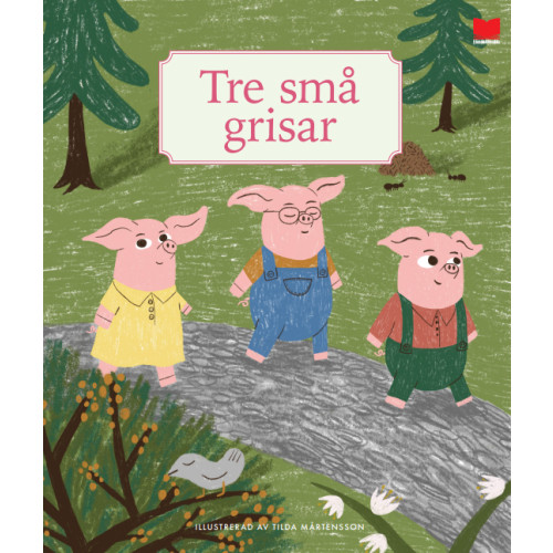 En bok för alla Tre små grisar (inbunden)