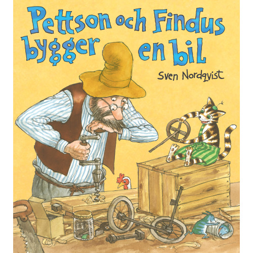 Sven Nordqvist Pettson och Findus bygger en bil (bok, board book)