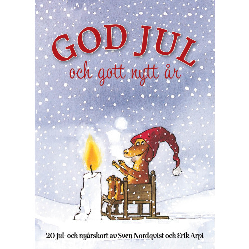 Erik Arpi God Jul och Gott Nytt År - Vykortsbok (bok)
