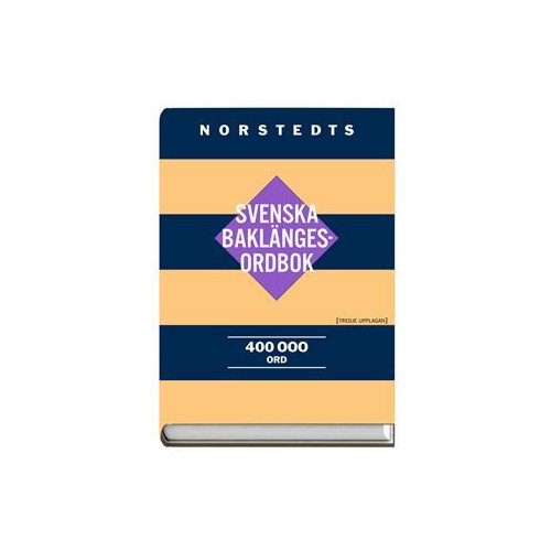 Sture Allén Norstedts svenska baklängesordbok (bok, kartonnage)