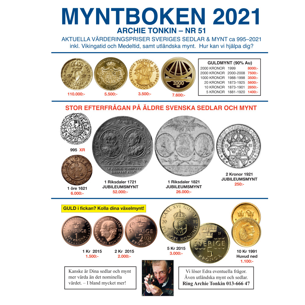 Produktbild för Myntboken 2021 Nr 51 (häftad)