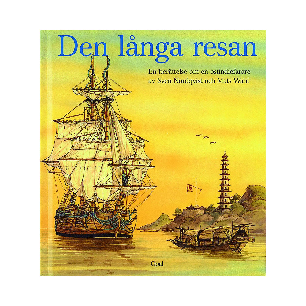 Produktbild för Den långa resan. En berättelse om en ostindiefarare (inbunden)