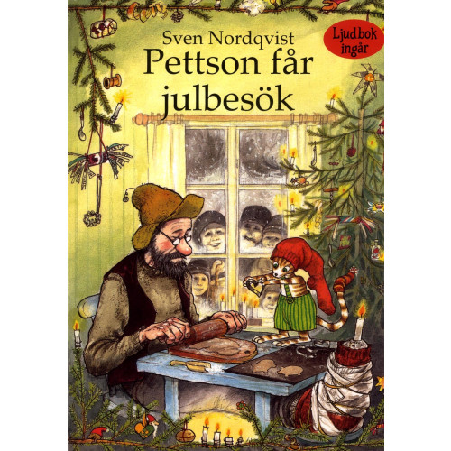 Sven Nordqvist Pettson får julbesök (+ CD) (inbunden)
