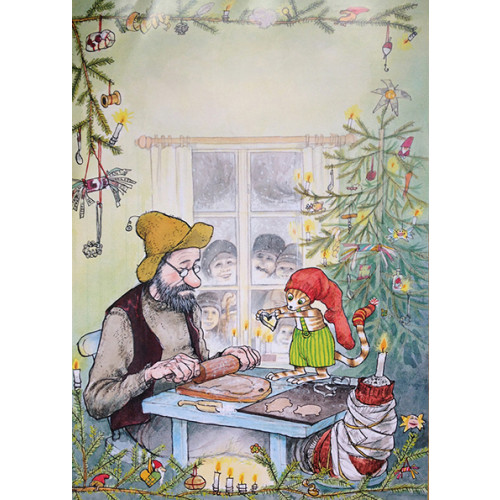 OPAL Pettson får julbesök Affisch A2 (bok)