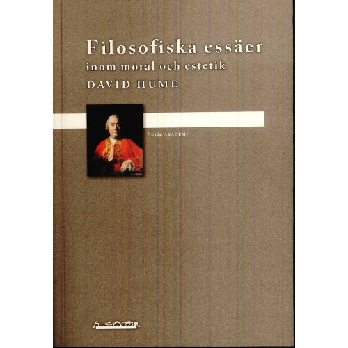 David Hume Filosofiska essäer inom moral och estetik (bok, danskt band)