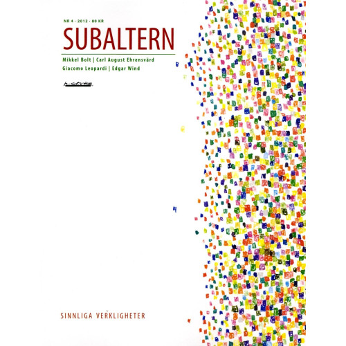H:ström Text & Kultur Subaltern 4(2012) (häftad)