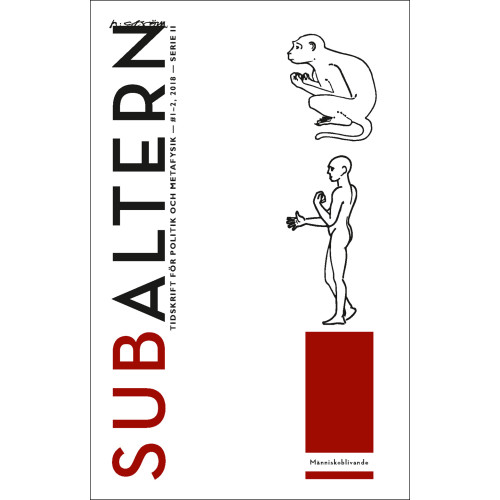 H:ström Text & Kultur Subaltern 1-22(2018) (bok, danskt band)
