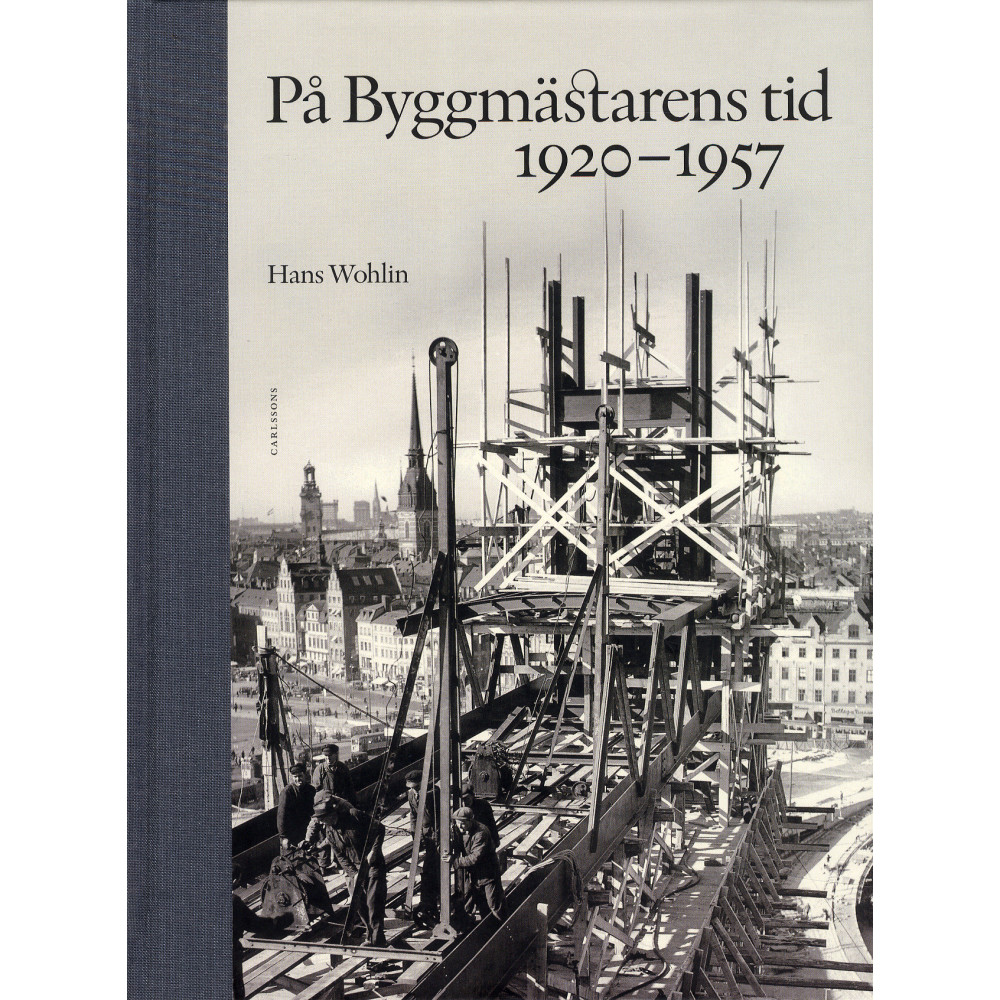 Produktbild för På byggmästarens tid 1920-1957 (inbunden)