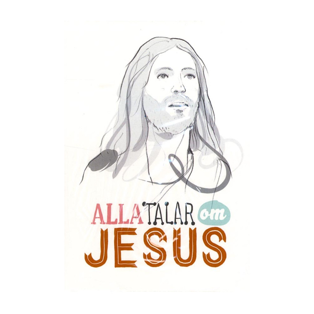 Produktbild för Alla talar om Jesus, Vykort (10 pack) (bok)