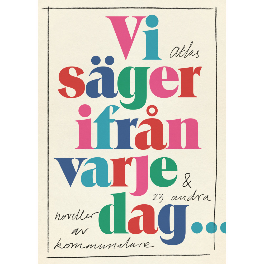 Produktbild för Vi säger ifrån varje dag (bok, kartonnage)