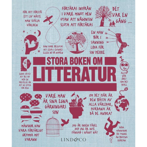 Lind & Co Stora boken om litteratur (bok, kartonnage)