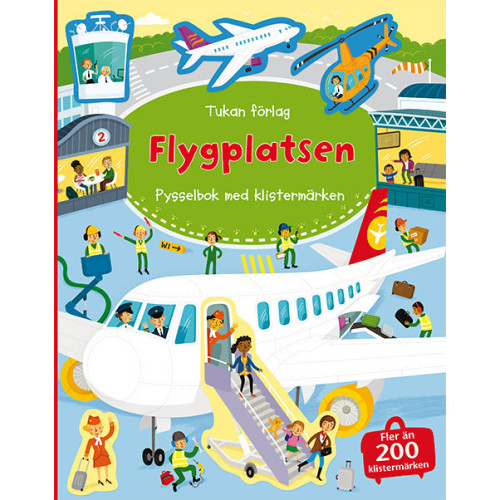 Tukan Förlag Flygplatsen : pysselbok med klistermärken (häftad)