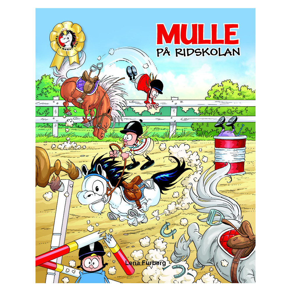 Produktbild för Mulle på ridskolan (inbunden)