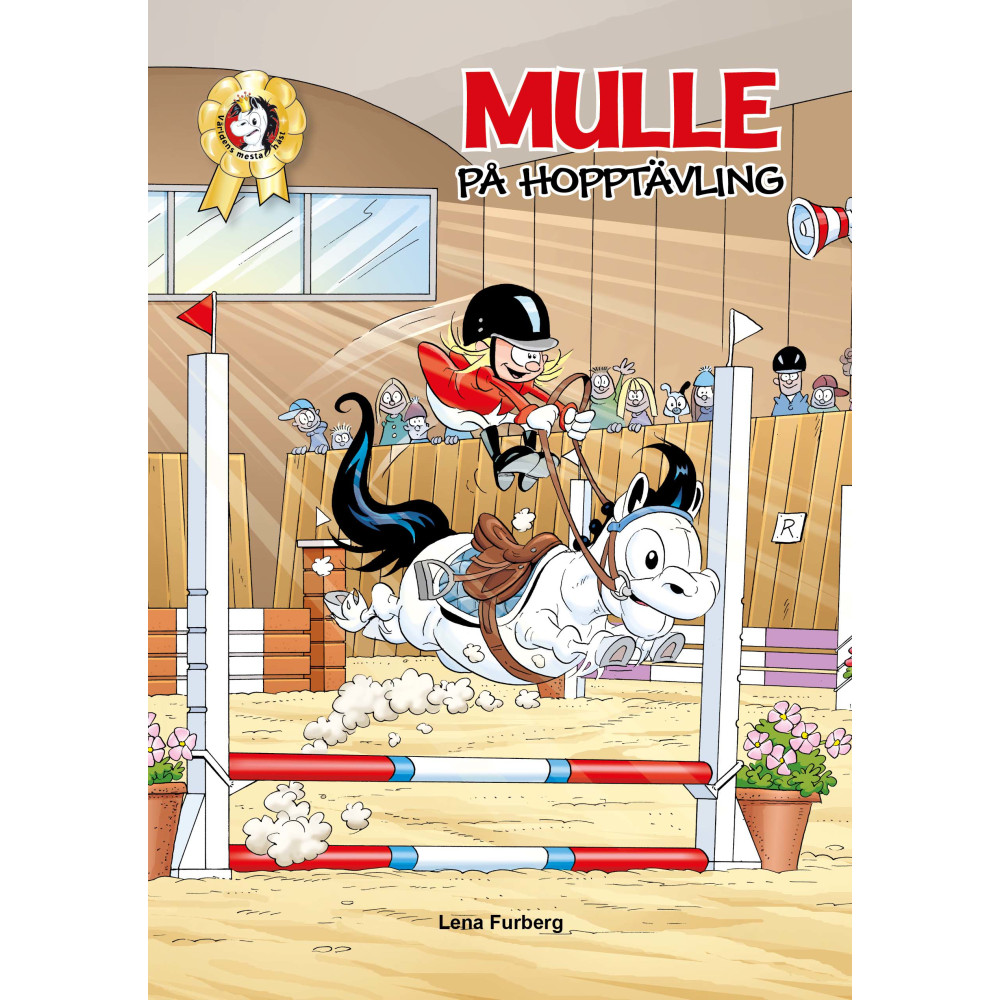 Produktbild för Mulle på hopptävling (bok, kartonnage)