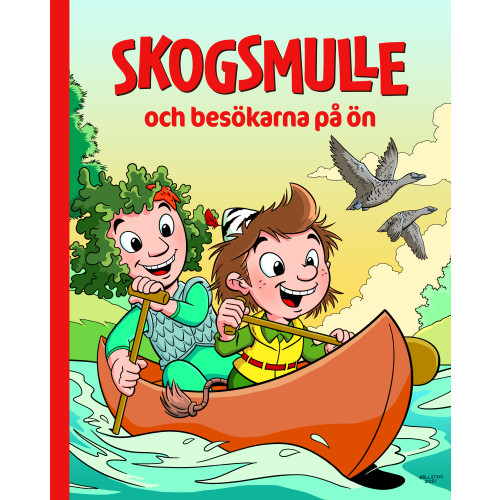 Susanne Adolfsson Skogsmulle och besökarna på ön (bok, kartonnage)