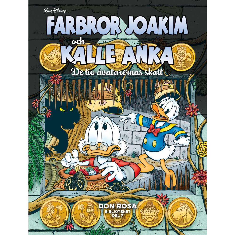 Produktbild för Farbror Joakim och Kalle Anka. De tio avatarernas skatt (bok, kartonnage)