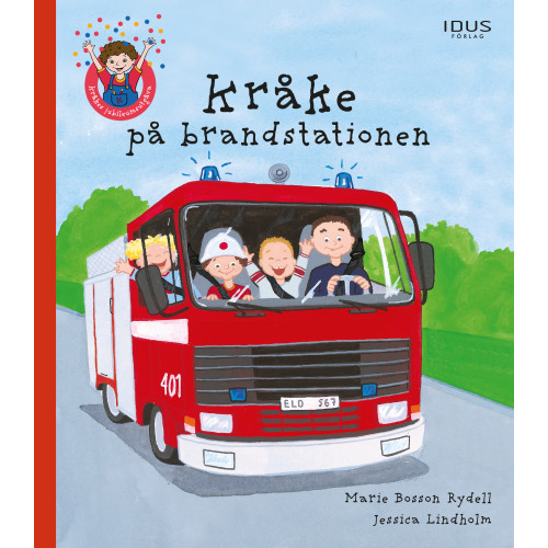 Marie Bosson Rydell Kråke på brandstationen (bok, kartonnage)