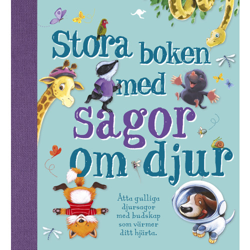 Steve Smallman Stora boken med sagor om djur (bok, kartonnage)