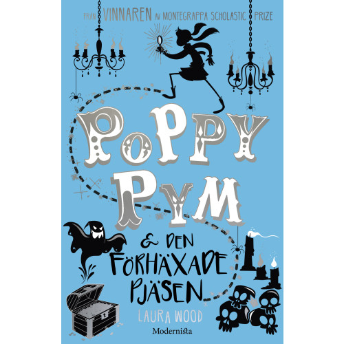 Laura Wood Poppy Pym & den förhäxade pjäsen (inbunden)