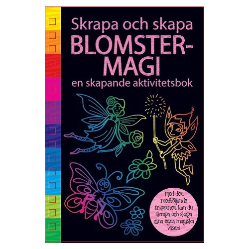 Malin Barthelson Blomstermagi : en skapande aktivitetsbok (bok, spiral)