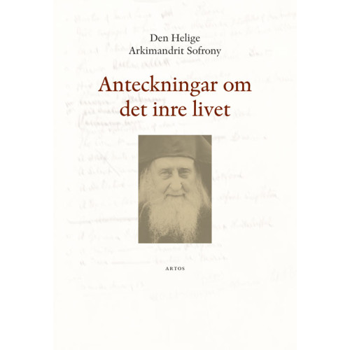 Arkimandrit Sofrony Anteckningar om det inre livet (bok, danskt band)