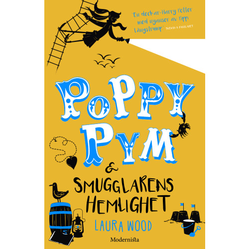 Laura Wood Poppy Pym & smugglarens hemlighet (inbunden)