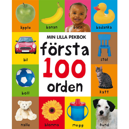 Tukan Förlag Min lilla pekbok : första 100 orden (bok, board book)