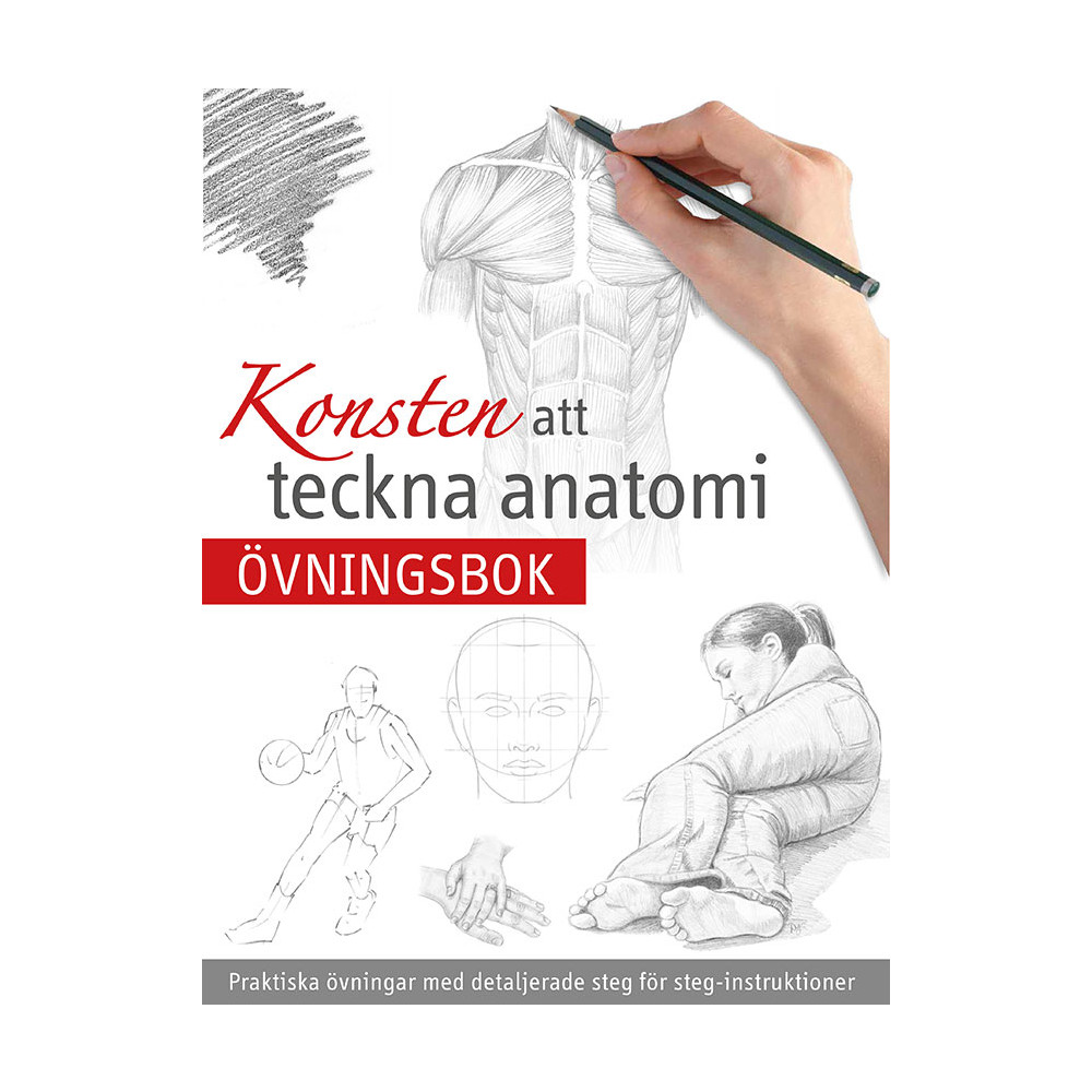 Produktbild för Konsten att teckna anatomi : övningsbok (bok, danskt band)