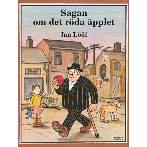 Jan Lööf Sagan om det röda äpplet (bok, halvklotband)