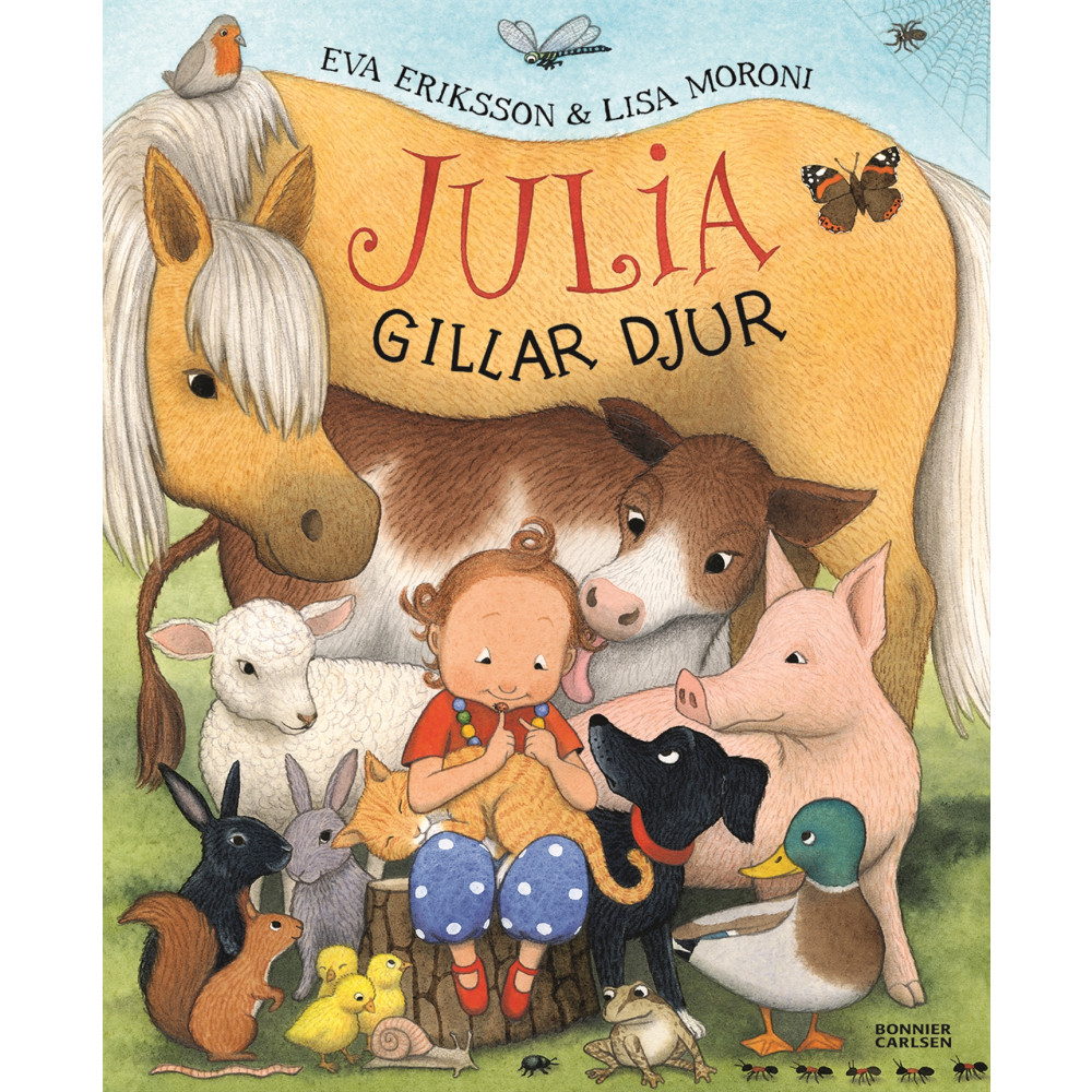 Produktbild för Julia gillar djur (inbunden)