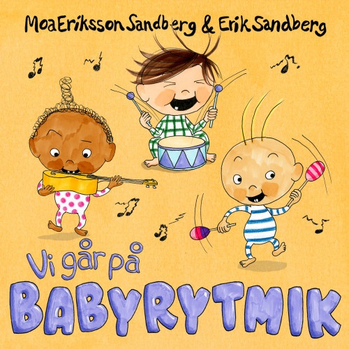 Moa Eriksson Sandberg Vi går på babyrytmik (bok, board book)