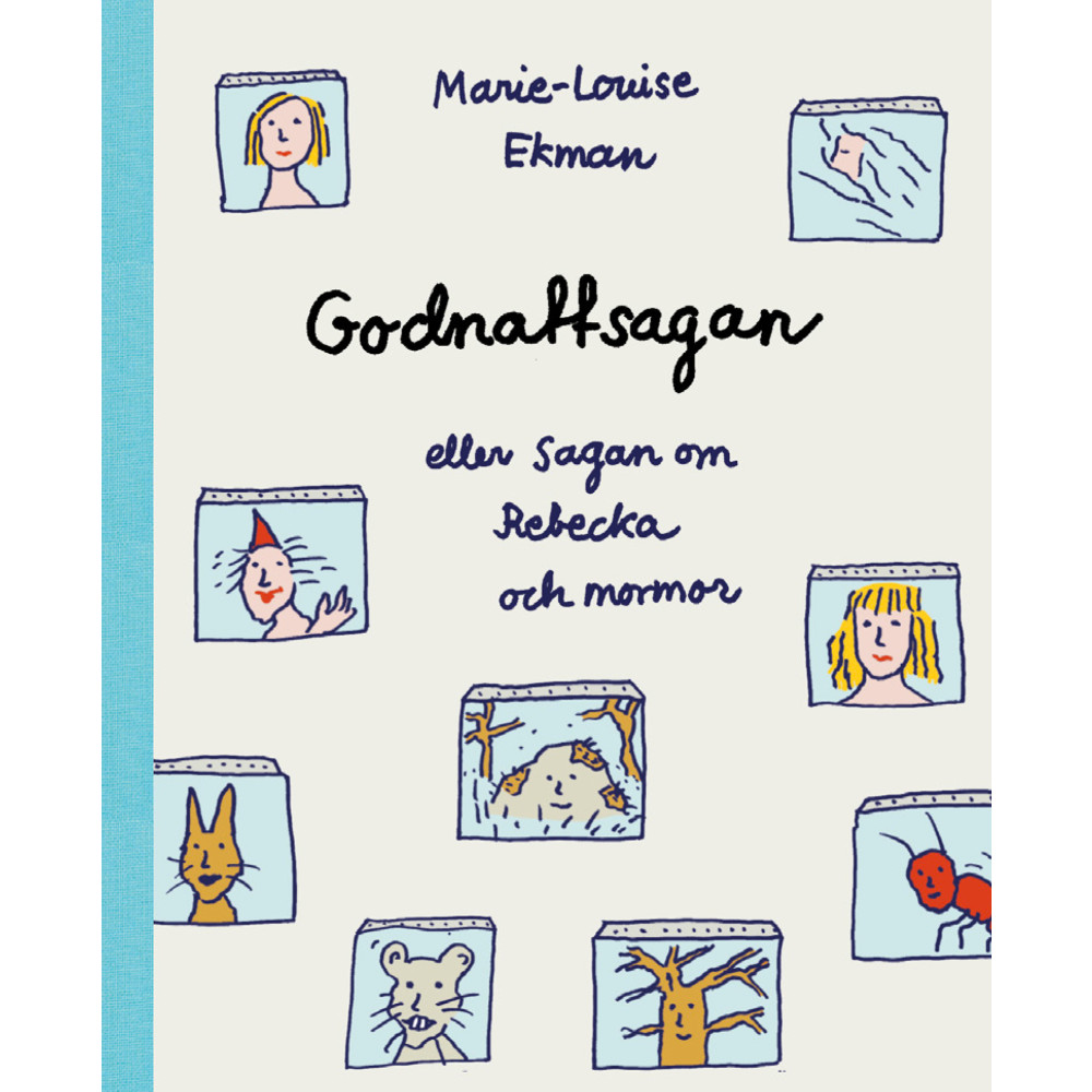 Produktbild för Godnattsagan eller sagan om Rebecka och mormor (inbunden)
