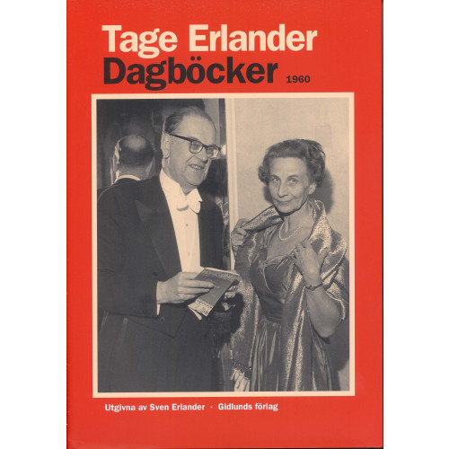 Tage Erlander Dagböcker 1960 (inbunden)