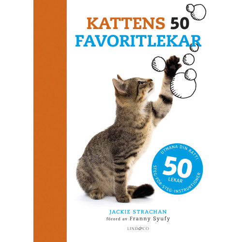Jackie Strachan Kattens 50 favoritlekar (inbunden)