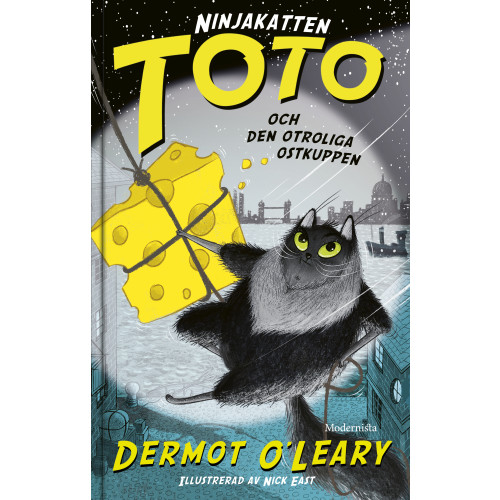 Dermot O'Leary Ninjakatten Toto och den otroliga ostkuppen (bok, kartonnage)