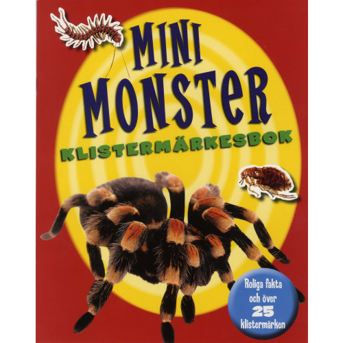 Läsförlaget Mini monster klistermärkesbok (häftad)