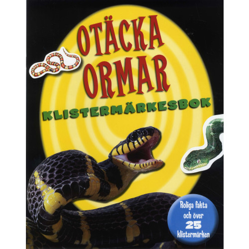 Läsförlaget Otäcka ormar klistermärkesbok (häftad)