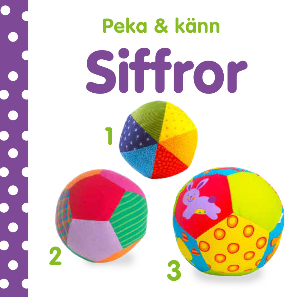 Produktbild för Peka & känn. Siffror (bok, board book)