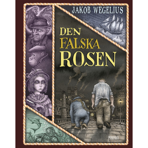 Jakob Wegelius Den falska rosen (bok, danskt band)