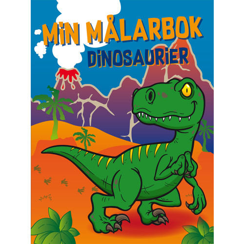 Tukan Förlag Min målarbok : dinosaurier (häftad)