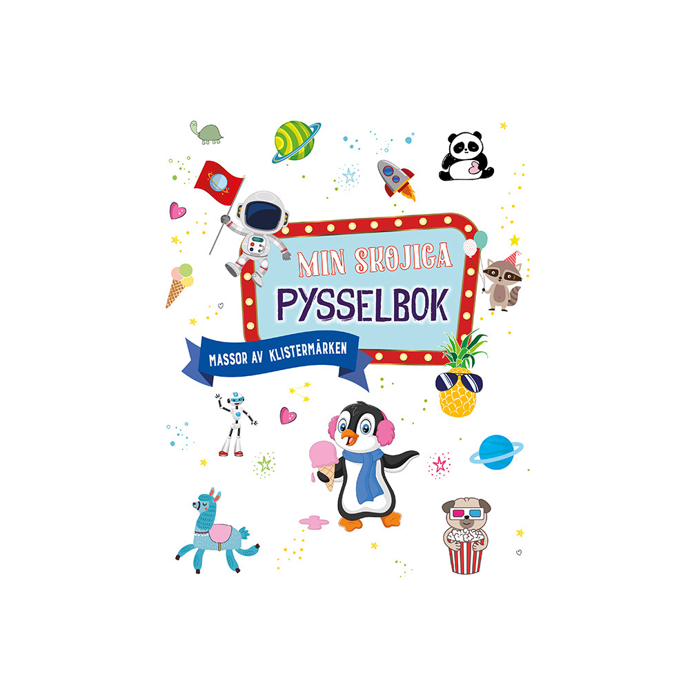 Produktbild för Min skojiga pysselbok (häftad)