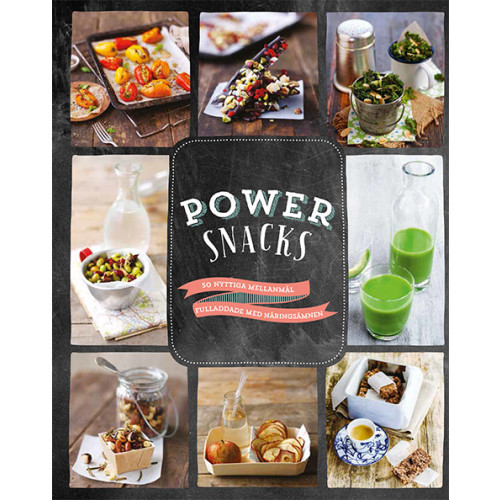 Tukan Förlag Power snacks : 50 nyttiga mellanmål fulladdade med näringsämnen (bok, danskt band)