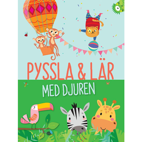 Tukan Förlag Pyssla & lär med djuren (häftad)