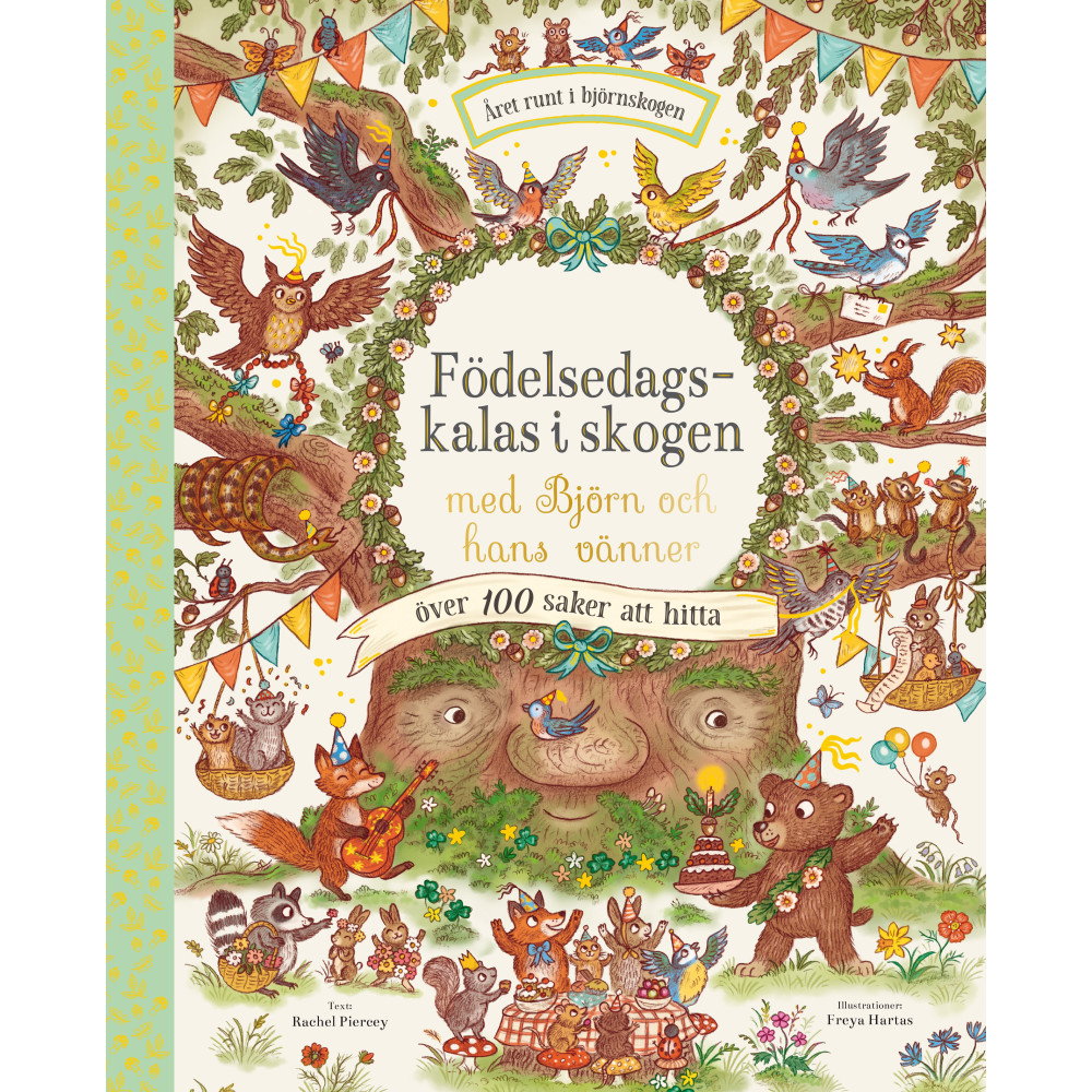 Produktbild för Födelsedagskalas i skogen med Björn och hans vänner (inbunden)
