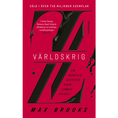 Max Brooks Världskrig Z (pocket)