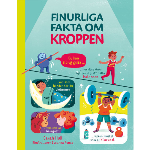Sarah Hull Finurliga fakta om kroppen (bok, kartonnage)