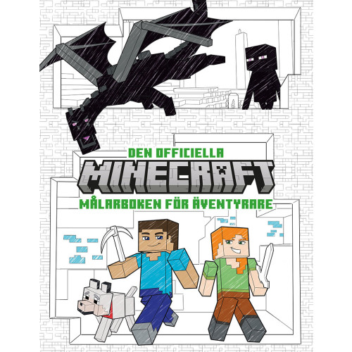 Tukan Förlag Minecraft : målarboken för äventyrare (häftad)