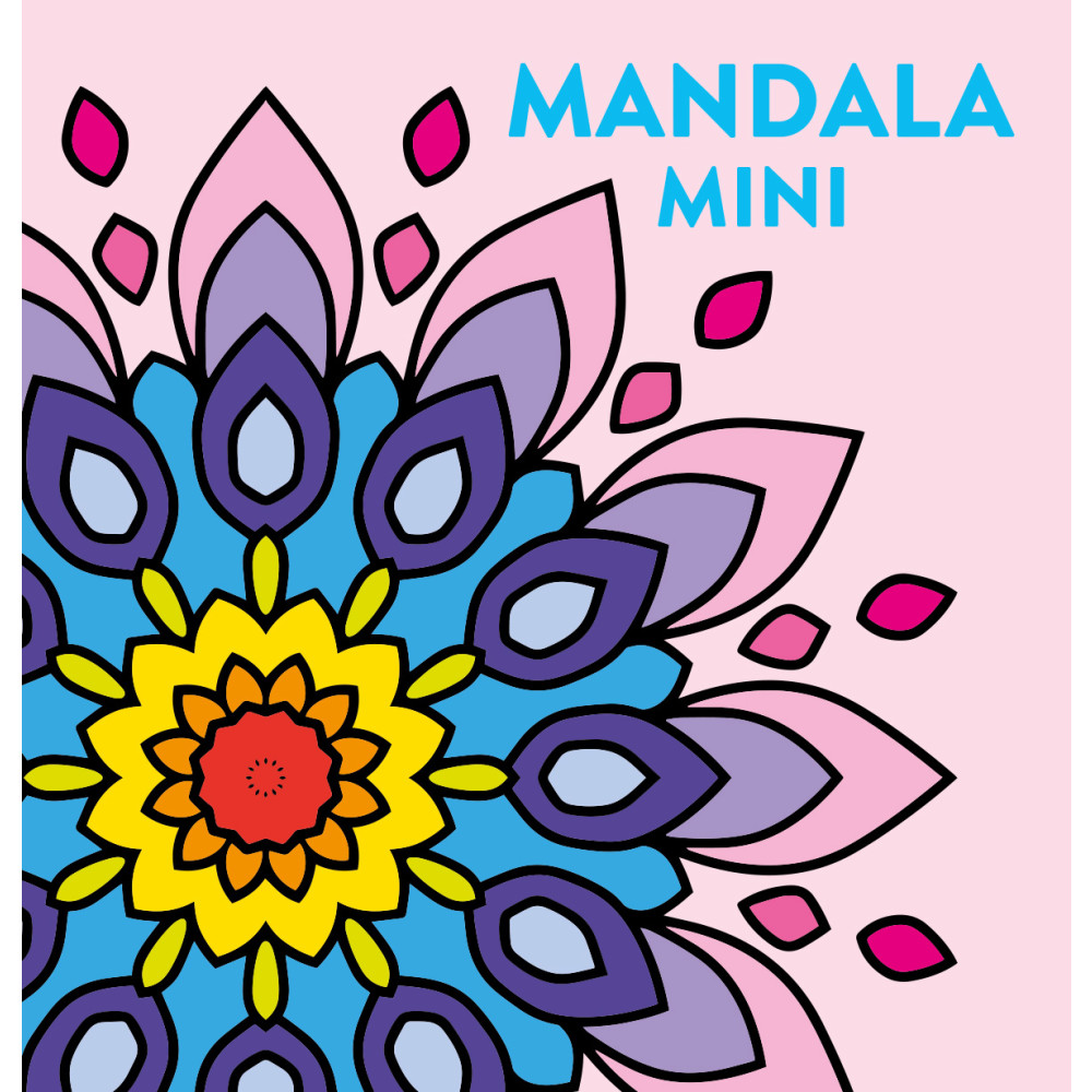 Produktbild för Mandala mini. Ljusrosa (häftad)